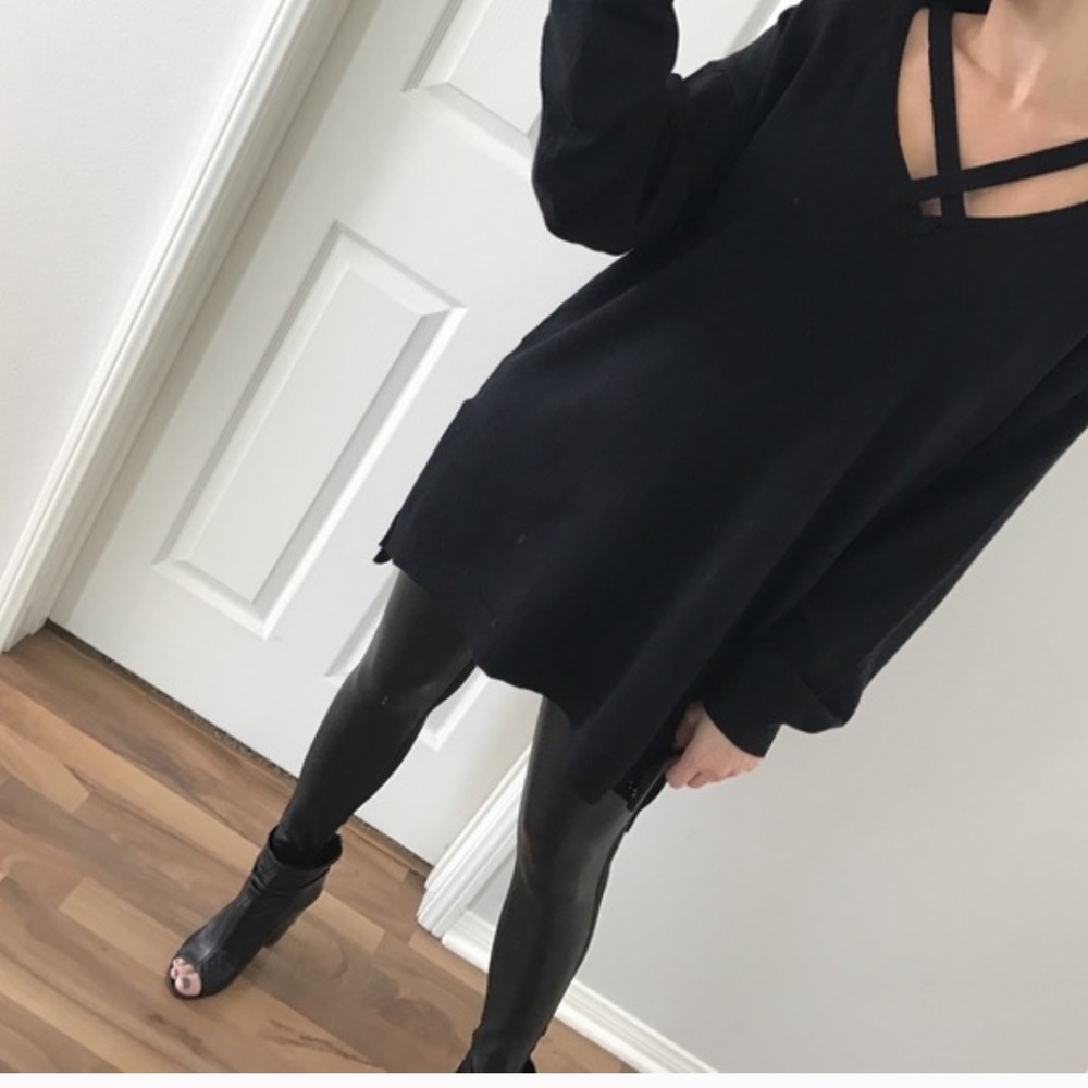 The Softest Black Xx Sweater Top